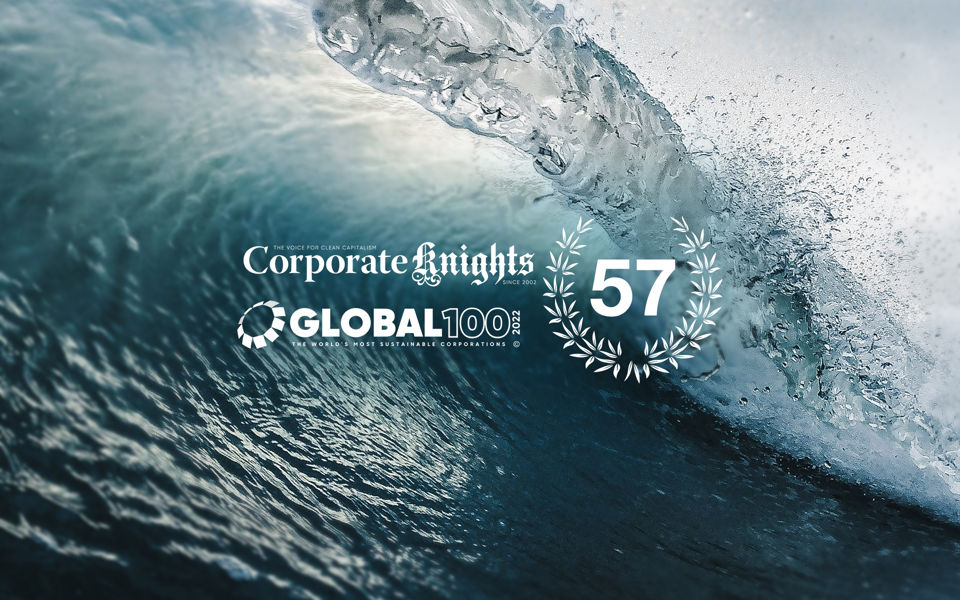 Arçelik has been ranked 57th in the Corporate Knights’ 2022 Global 100 Index Image